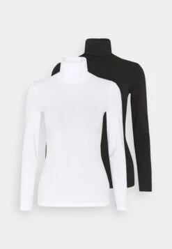 Anna Field 2 Pack - Longsleeve - Black/White -Anna Field Fashion Verkoop 0fcff950906943e8a3b550c9d4c8162c