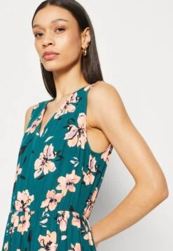 Anna Field Maxi-Jurk - Dark Green/Pink -Anna Field Fashion Verkoop 19d6a6683b604f7b8cc76e9d02f6e639