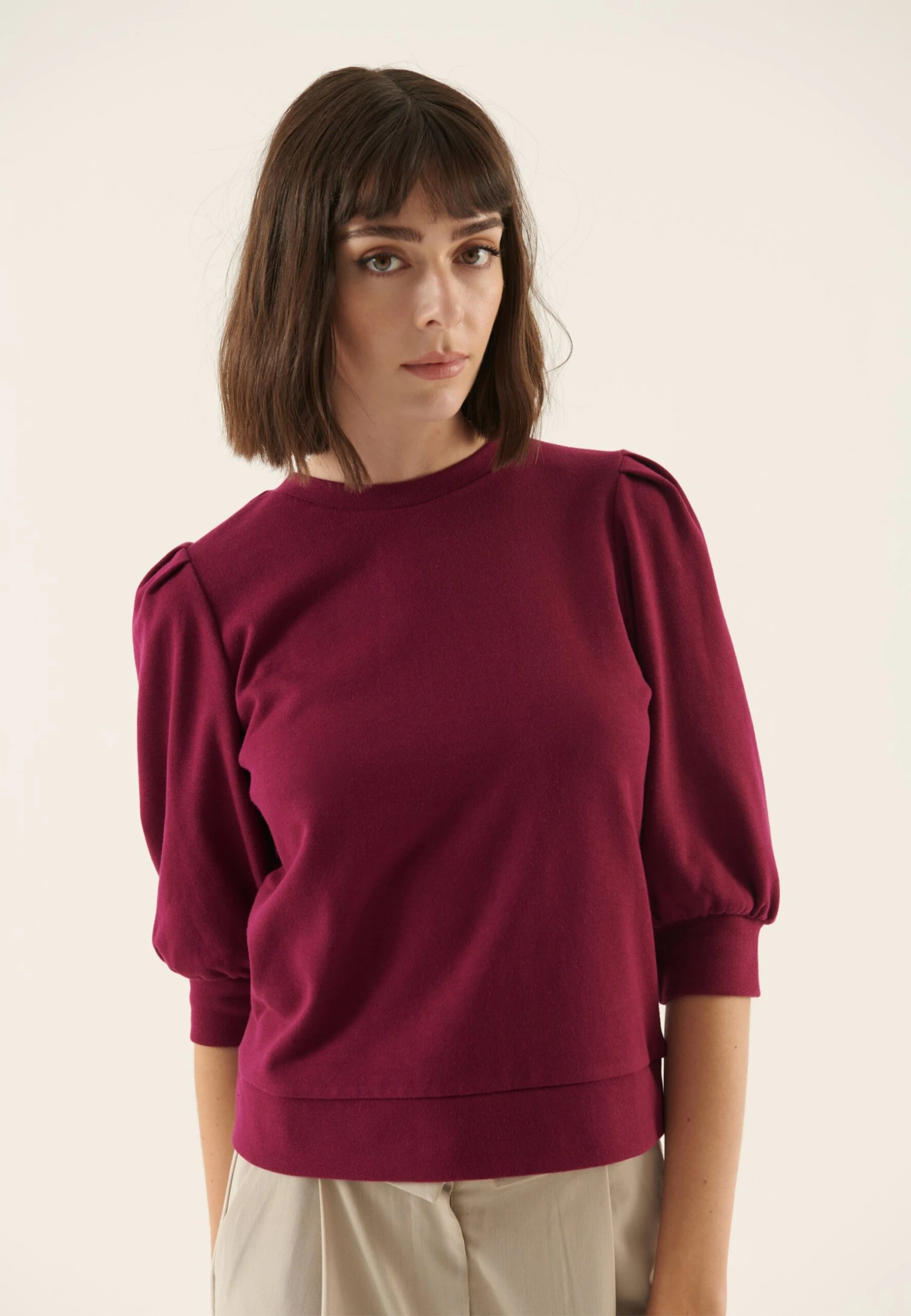 Anna Field Sweater - Berry 1 Anna Field Sweater - Berry