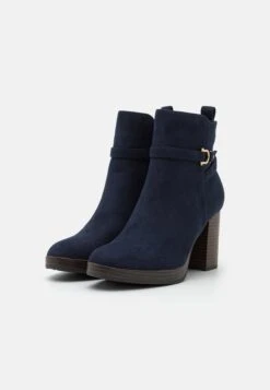 Anna Field Enkellaarsjes Met Plateauzool - Dark Blue -Anna Field Fashion Verkoop 48b62c617936459986dcb99464d9cd10