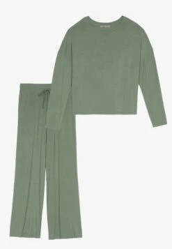 Anna Field Wide Leg - Pyjama - Khaki 11 Anna Field Wide Leg - Pyjama - Khaki -Anna Field Fashion Verkoop 56399edf15f94c88bb3bebf375bcf274
