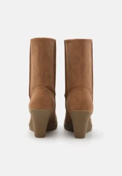 Anna Field Winter Boot - Enkellaarsjes Met Sleehak - Cognac -Anna Field Fashion Verkoop 7996478d26b54973a4236206968037b1