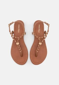 Anna Field Teensandalen - Cognac/Gold -Anna Field Fashion Verkoop 7c596d3d4dd6464c819a2b72b8deb71f