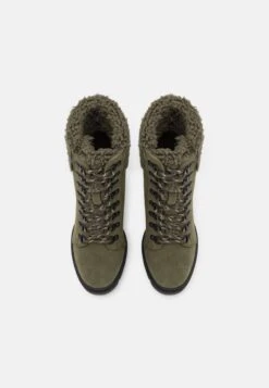 Anna Field Leather - Veterboots - Khaki -Anna Field Fashion Verkoop 7d8c23ada9ed4ab4b7dcf756f86fb7ba