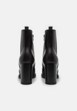 Leather- Enkellaarsjes Met Hoge Hak - Black -Anna Field Fashion Verkoop 8285c3f6f7d94045bb79e27db56d5a46