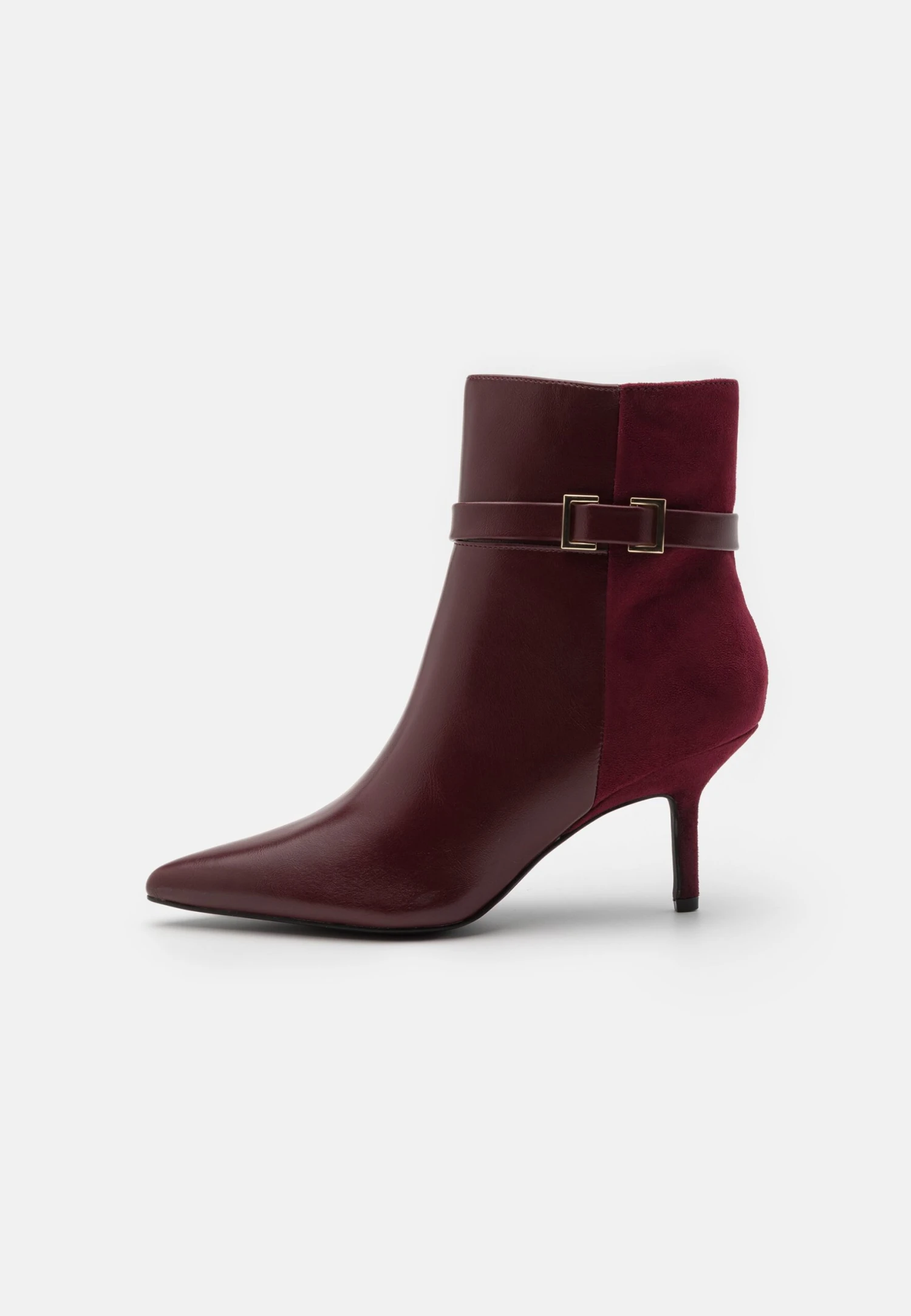 Anna Field Enkellaarsjes Met Hoge Hak - Bordeaux 1 Anna Field Enkellaarsjes Met Hoge Hak - Bordeaux