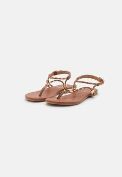 Anna Field Teensandalen - Cognac/Gold -Anna Field Fashion Verkoop 8e1d6ac5d8ec478886ba5afccecbc513