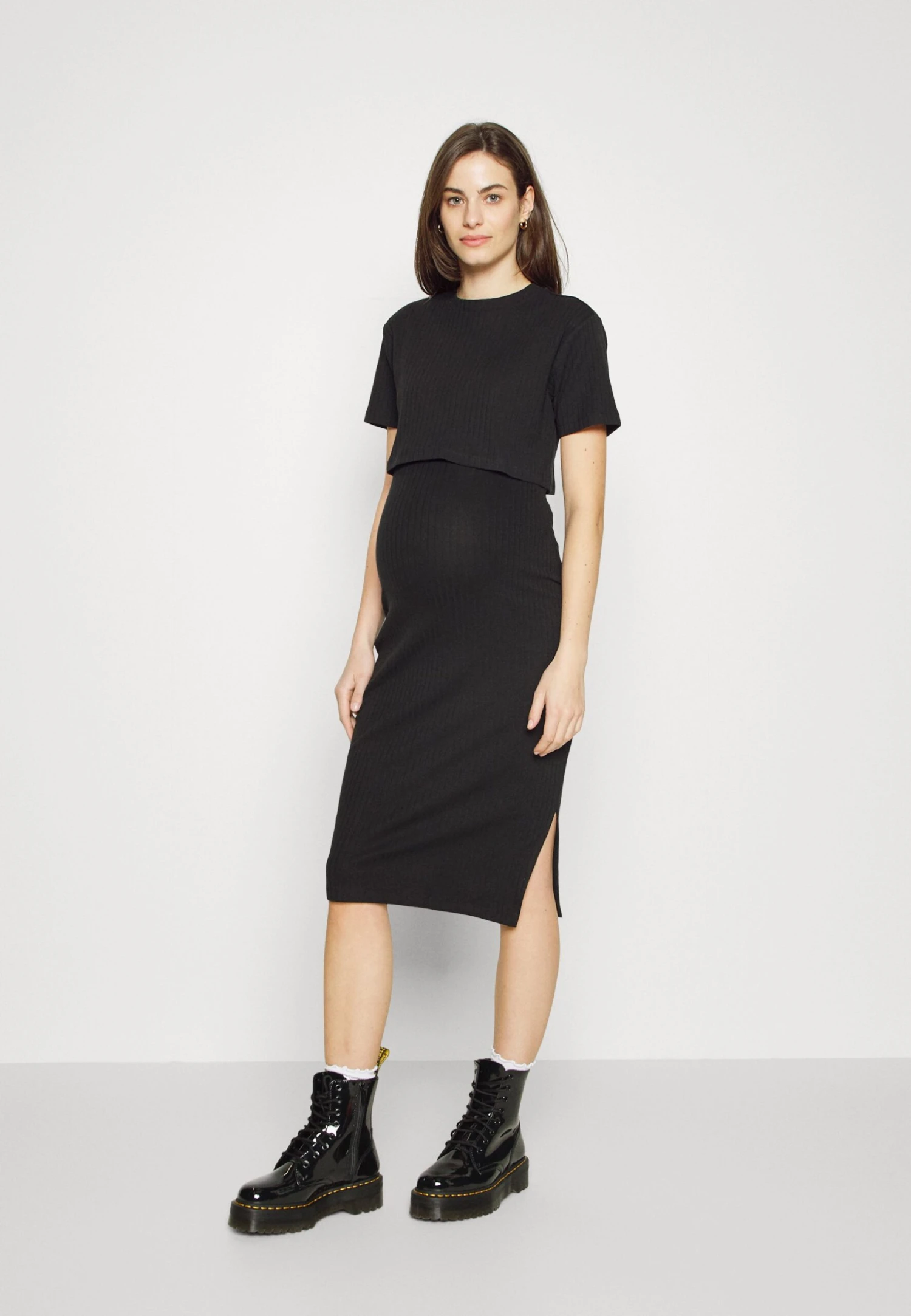 Top Skirt Set - Kokerrok - 802 - Black 1 Top Skirt Set - Kokerrok - 802 - Black