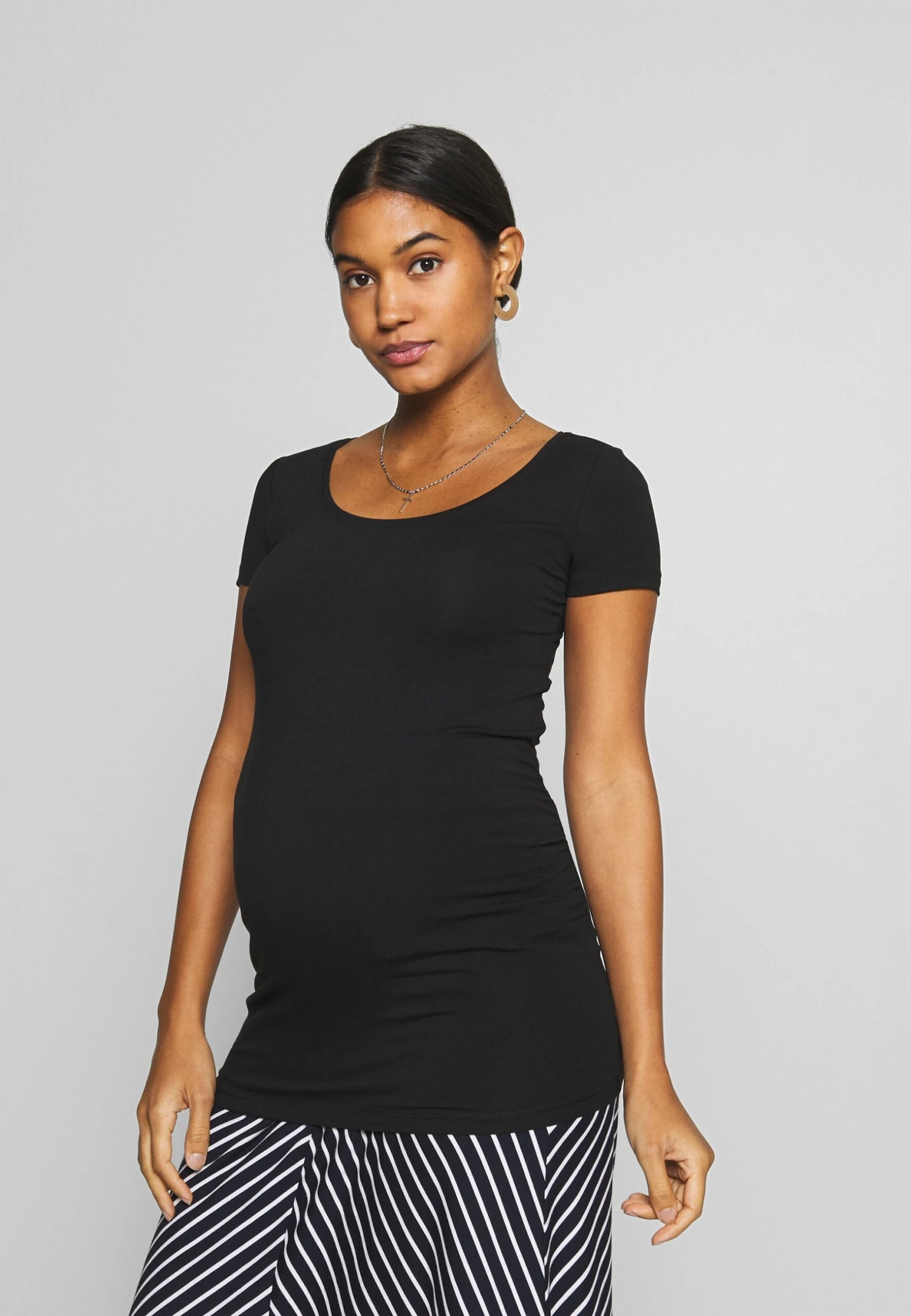 3Er Pack - T-Shirt Basic - White/Black/Dark Grey 6 3Er Pack - T-Shirt Basic - White/Black/Dark Grey - Afbeelding 6