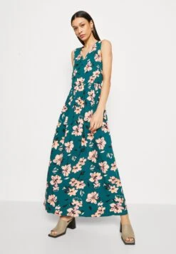 Anna Field Maxi-Jurk - Dark Green/Pink -Anna Field Fashion Verkoop baa227ce9a894cf9a0af24e94c9b805b