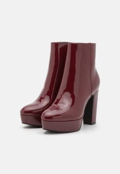 Anna Field Enkellaarsjes Met Hoge Hak - Dark Red -Anna Field Fashion Verkoop bbddd1c8a07444aa8ffbed290a1c4352
