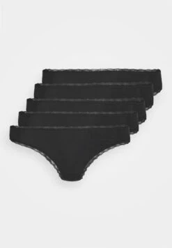 Anna Field Iris 5Pp Thong - String - Black -Anna Field Fashion Verkoop bcc83b11ce6b47a49663fbfe41bc137d