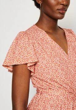 Anna Field Jurk - Brown/White -Anna Field Fashion Verkoop bd5c221358784b13845a06ac72b3cf08