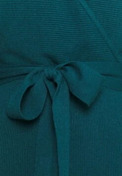 Anna Field Wrap V Ausschnitt Mini Strickkleid Mit Gürtel - Etui-Jurk - Deep Teal -Anna Field Fashion Verkoop ce53a6620ca046b6a27233a971b7b11b