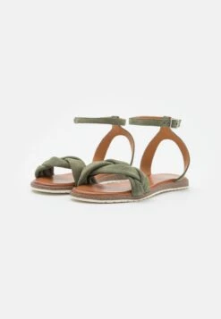 Anna Field Leather - Sandalen - Khaki -Anna Field Fashion Verkoop da379952beb04a73940756bd6b440dc5