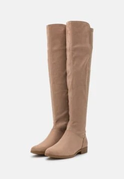 Anna Field Overknee Laarzen - Beige -Anna Field Fashion Verkoop dd189346b0de44f78790627022fbaa66