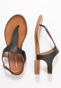 Anna Field Leather - Teensandalen - Black -Anna Field Fashion Verkoop e34045ce02684ea69c0d0afe49379cdd